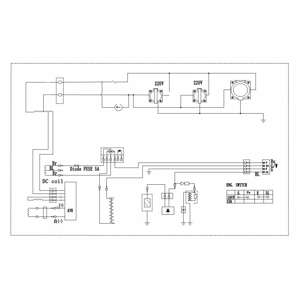 Генератор бензиновый СБ-7000
