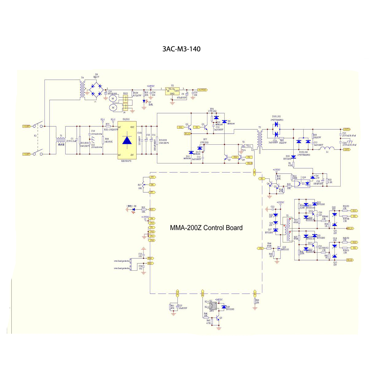Сварочный инвертор, ММА ЗАС-М3-140